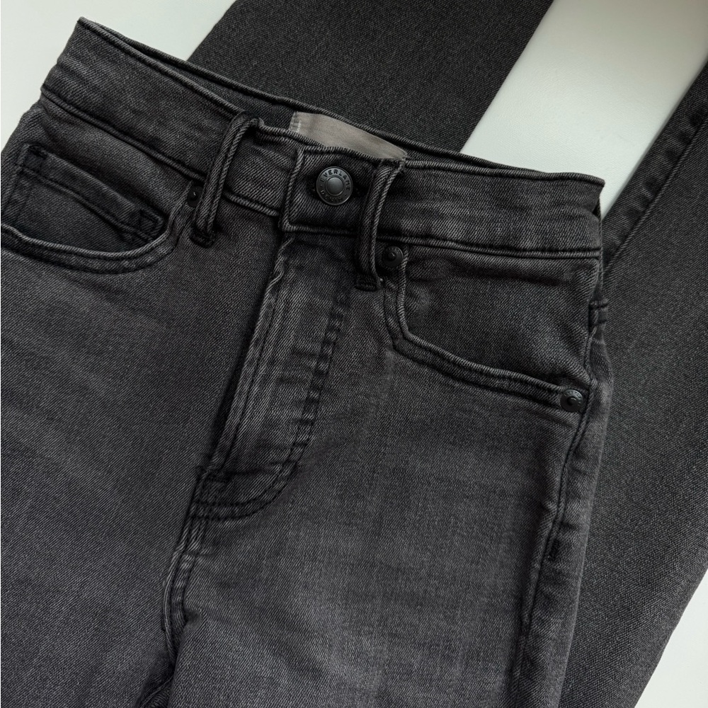 Everlane Gray High-Rise Denim Jeans